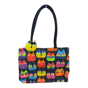 Laurel Burch Cat Pattern Tote Bag‎